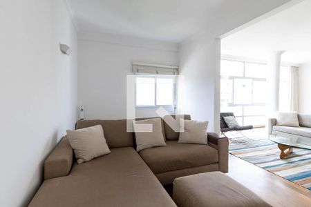 Sala de TV de apartamento para alugar com 2 quartos, 128m² em Vila Buarque, São Paulo