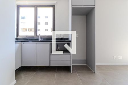 Sala/Cozinha de apartamento para alugar com 1 quarto, 45m² em Santa Cecília, São Paulo