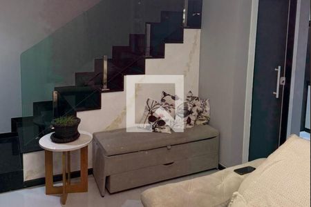 Sala  de casa de condomínio para alugar com 3 quartos, 129m² em Freguesia (jacarepaguá), Rio de Janeiro