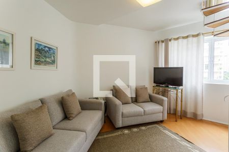 Sala de apartamento para alugar com 1 quarto, 45m² em Moema, São Paulo