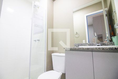 Banheiro de casa de condomínio para alugar com 1 quarto, 18m² em Campo Belo, São Paulo