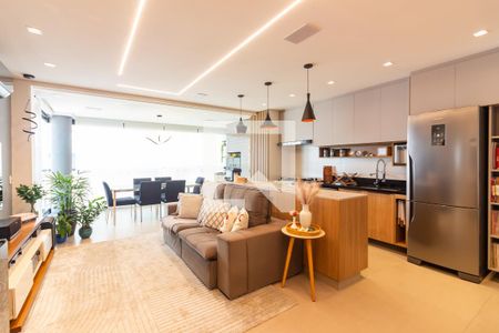 Sala  de apartamento à venda com 3 quartos, 126m² em Vila Yara, Osasco