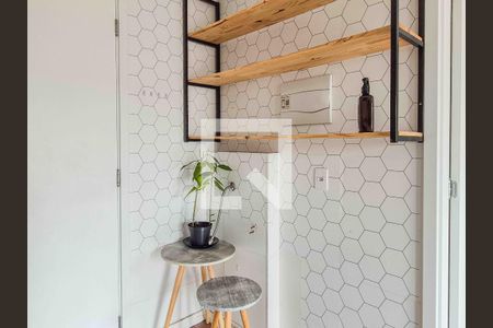 Sala e Cozinha de apartamento para alugar com 1 quarto, 28m² em Ferreira, São Paulo