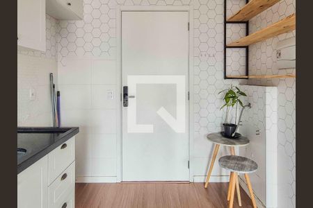 Sala e Cozinha de apartamento para alugar com 1 quarto, 28m² em Ferreira, São Paulo