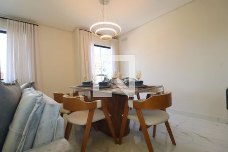 Sala de jantar de casa à venda com 3 quartos, 150m² em Vila Camilópolis, Santo André