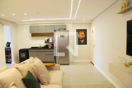 Sala e Cozinha integrada  de apartamento à venda com 2 quartos, 79m² em Vila Augusta, Guarulhos