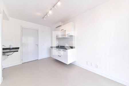 Sala/Cozinha de apartamento para alugar com 1 quarto, 30m² em Campo Belo, São Paulo