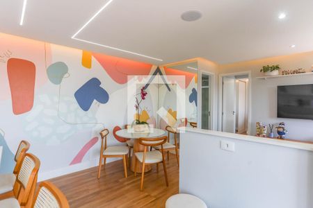 Sala  de apartamento à venda com 1 quarto, 51m² em Centro, Diadema