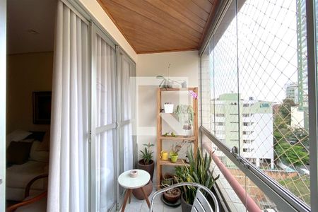 Varanda da Sala de apartamento para alugar com 3 quartos, 95m² em Buritis, Belo Horizonte