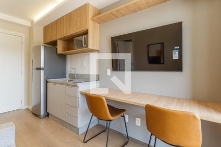 Sala de apartamento para alugar com 1 quarto, 27m² em Moema, São Paulo