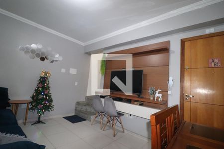 Sala de apartamento à venda com 2 quartos, 92m² em Vila Eldizia, Santo André