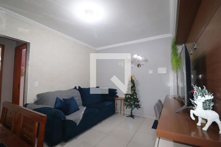 Sala de apartamento à venda com 2 quartos, 92m² em Vila Eldizia, Santo André