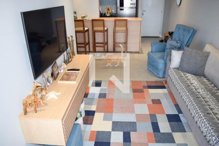 Sala de apartamento à venda com 3 quartos, 90m² em Chácara Seis de Outubro, São Paulo