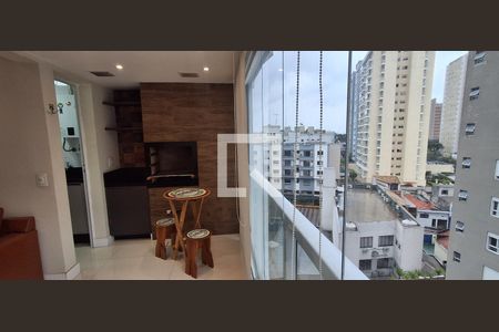 Varanda da Sala de apartamento para alugar com 2 quartos, 64m² em Osvaldo Cruz, São Caetano do Sul