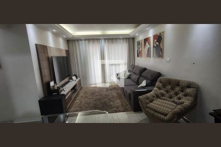 Sala de apartamento para alugar com 2 quartos, 72m² em Vila Nova Manchester, São Paulo