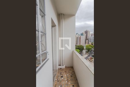Varanda da Sala de apartamento para alugar com 4 quartos, 120m² em Lourdes, Belo Horizonte