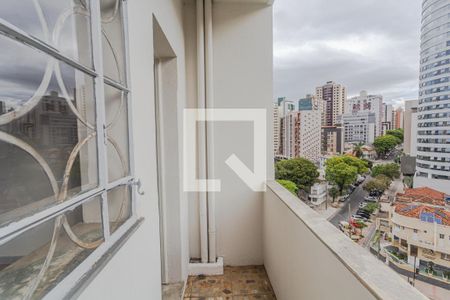 Varanda da Sala de apartamento para alugar com 4 quartos, 120m² em Lourdes, Belo Horizonte