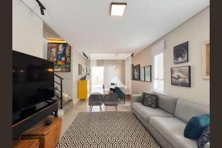 Sala de casa de condomínio para alugar com 3 quartos, 180m² em Paiquerê, Valinhos