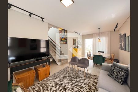 Sala de casa de condomínio para alugar com 3 quartos, 180m² em Paiquerê, Valinhos