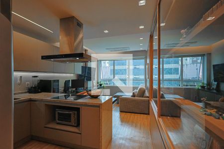 Sala de apartamento à venda com 1 quarto, 42m² em Funcionários, Belo Horizonte