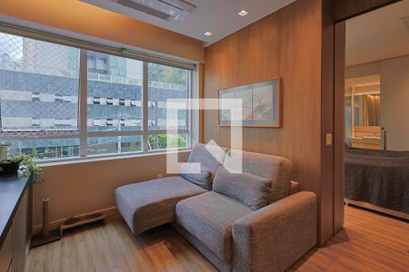 Sala de apartamento à venda com 1 quarto, 42m² em Funcionários, Belo Horizonte