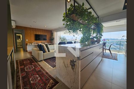 Sala de apartamento à venda com 3 quartos, 130m² em Vila Gertrudes, São Paulo