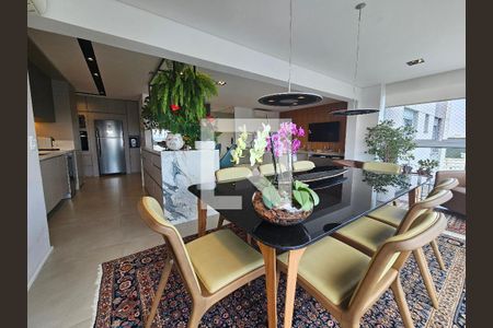 Sala de Jantar de apartamento à venda com 3 quartos, 130m² em Vila Gertrudes, São Paulo