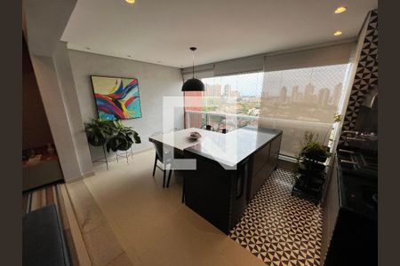 Varanda Goirmet de apartamento para alugar com 3 quartos, 126m² em Parque Sul, Ribeirão Preto