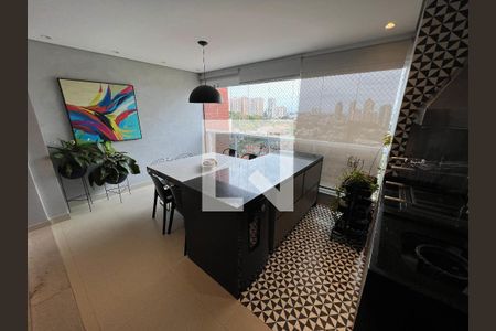 Varanda Goirmet de apartamento para alugar com 3 quartos, 126m² em Parque Sul, Ribeirão Preto