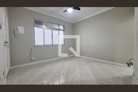 Sala de apartamento para alugar com 3 quartos, 80m² em Macuco, Santos