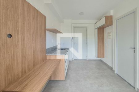 Sala e Cozinha de apartamento para alugar com 1 quarto, 25m² em Vila Butantã, São Paulo