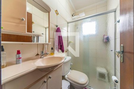 Banheiro  de apartamento à venda com 3 quartos, 172m² em Vila Eldizia, Santo André