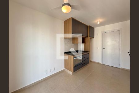 Sala/Cozinha de apartamento para alugar com 1 quarto, 27m² em Campo Belo, São Paulo