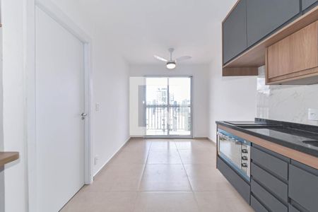 Sala/Cozinha de apartamento à venda com 1 quarto, 26m² em Campo Belo, São Paulo