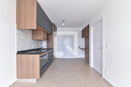 Sala/Cozinha de apartamento à venda com 1 quarto, 26m² em Campo Belo, São Paulo