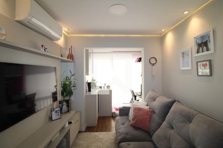 Sala / Cozinha / Área de Serviço de apartamento à venda com 2 quartos, 52m² em Jardim das Laranjeiras, São Paulo