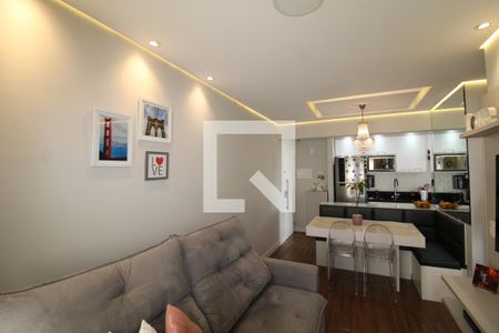Sala / Cozinha / Área de Serviço de apartamento à venda com 2 quartos, 52m² em Jardim das Laranjeiras, São Paulo