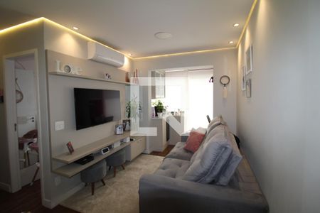 Sala / Cozinha / Área de Serviço de apartamento à venda com 2 quartos, 52m² em Jardim das Laranjeiras, São Paulo