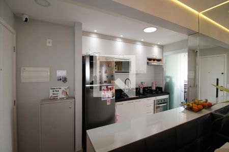 Sala / Cozinha / Área de Serviço de apartamento à venda com 2 quartos, 52m² em Jardim das Laranjeiras, São Paulo