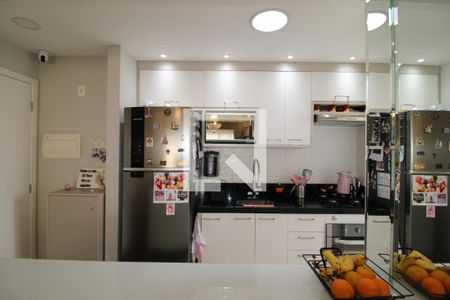 Sala / Cozinha / Área de Serviço de apartamento à venda com 2 quartos, 52m² em Jardim das Laranjeiras, São Paulo