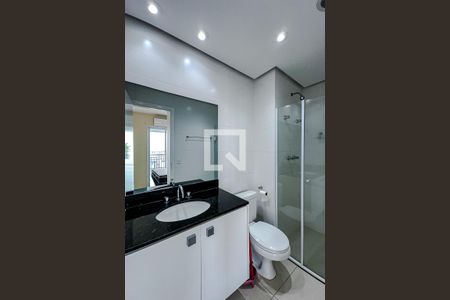 Banheiro de kitnet/studio para alugar com 1 quarto, 40m² em Vila Regente Feijó, São Paulo