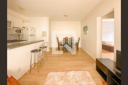 Sala de TV de apartamento para alugar com 2 quartos, 63m² em Itacorubi, Florianópolis