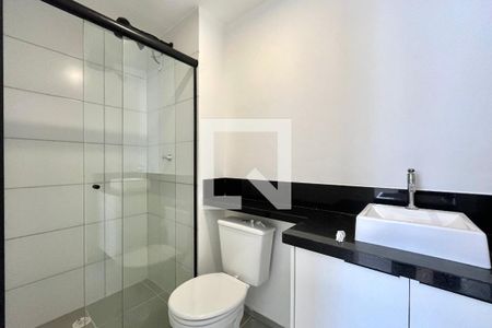Banheiro da Suíte de apartamento para alugar com 1 quarto, 29m² em Jardim Oriental, São Paulo