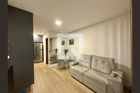 Sala de apartamento para alugar com 1 quarto, 38m² em Jardim Caravelas, São Paulo
