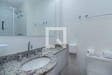 Banheiro de kitnet/studio para alugar com 1 quarto, 20m² em Vila Mariana, São Paulo