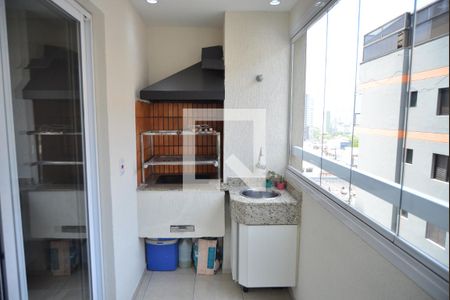 Varanda gourmet de apartamento para alugar com 3 quartos, 108m² em Campestre, Santo André