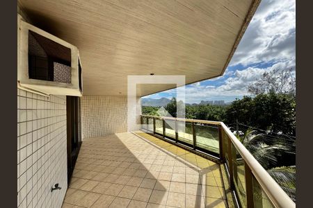 Varanda de apartamento à venda com 4 quartos, 141m² em Recreio dos Bandeirantes, Rio de Janeiro