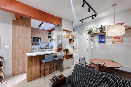 Sala de apartamento à venda com 2 quartos, 55m² em Tatuapé, São Paulo