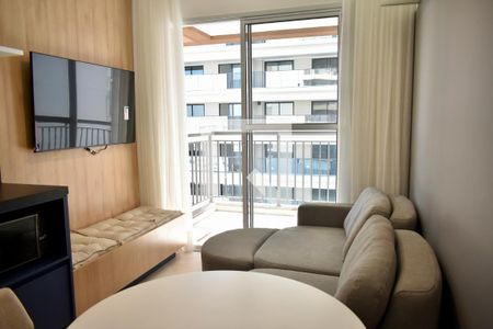 Sala/Cozinha de apartamento para alugar com 1 quarto, 37m² em Vila Clementino, São Paulo