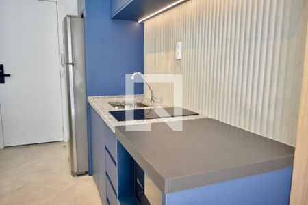 Sala/Cozinha de apartamento para alugar com 1 quarto, 37m² em Vila Clementino, São Paulo